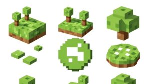Схематичный чертеж постройки в Minecraft для планирования архитектуры уровней по гайдам НевоКрафт